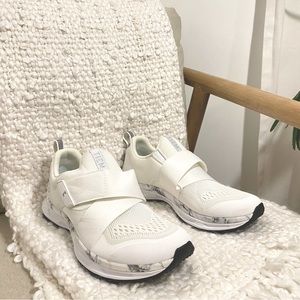 TIEM Women's Slipstream Cycling Shoes, White Marble, Size 6.5